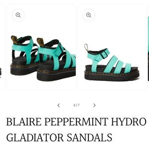 Dr. Martens Blaire Hydro Gladiator Sandals in Peppermint